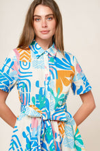 Load image into Gallery viewer, GARDEN SOCIAL WOVEN MINI DRESS
