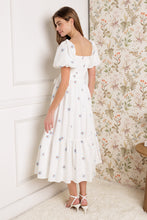 Load image into Gallery viewer, LUXE LAGOON EMBROIDERED MIDI DRESS
