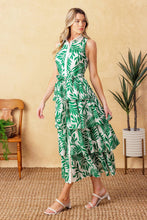 Load image into Gallery viewer, PARK AVENUE WOVEN WOVEN MIDI DRESS
