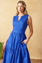 Load image into Gallery viewer, MYSTIC MIRAGE WOVEN MIDI DRESS
