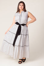 Load image into Gallery viewer, OUT OF REACH WOVEN MIDI DRESS
