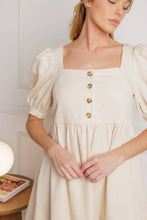 Load image into Gallery viewer, FOR THE DAY WOVEN TWILL MINI DRESS
