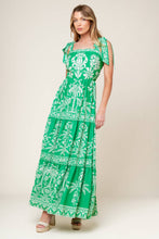 Load image into Gallery viewer, SWEET LIKE GREEN WOVEN MAXI DRESS
