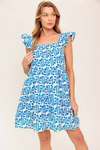 Load image into Gallery viewer, HALF PASS SUNSET WOVEN MINI DRESS
