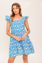 Load image into Gallery viewer, HALF PASS SUNSET WOVEN MINI DRESS
