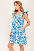 Load image into Gallery viewer, HALF PASS SUNSET WOVEN MINI DRESS

