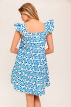 Load image into Gallery viewer, HALF PASS SUNSET WOVEN MINI DRESS
