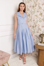 Load image into Gallery viewer, HOPPING ISLANDS WOVEN MIDI DRESS
