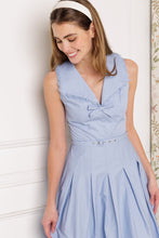 Load image into Gallery viewer, HOPPING ISLANDS WOVEN MIDI DRESS
