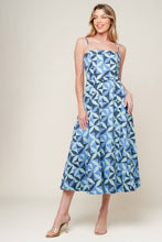 Load image into Gallery viewer, GWENNY BLUE DENIM MIDI DRESS
