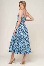 Load image into Gallery viewer, GWENNY BLUE DENIM MIDI DRESS
