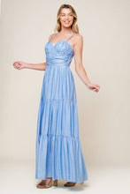 Load image into Gallery viewer, MOMENT MAKER WOVEN MAXI DRESS
