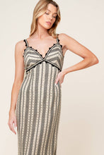 Load image into Gallery viewer, TAKE ME AWAY CROCHET LACE MIDI DRESS
