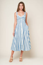 Load image into Gallery viewer, LUSH WITH LIFE WOVEN MIDI DRESS
