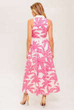 Load image into Gallery viewer, WHISPER IN BLOOM WOVEN MIDI DRESS

