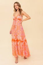 Load image into Gallery viewer, ROMANCE LANGUAGE CORAL WOVEN MAXI DRESS
