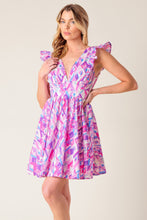 Load image into Gallery viewer, BETTER WITHOUT YOU WOVEN MINI DRESS
