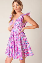 Load image into Gallery viewer, BETTER WITHOUT YOU WOVEN MINI DRESS
