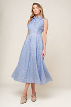 Load image into Gallery viewer, GRAND ENTRANCE WOVEN MIDI DRESS
