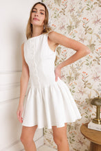 Load image into Gallery viewer, PALM PICNIC WOVEN MINI DRESS
