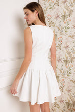 Load image into Gallery viewer, PALM PICNIC WOVEN MINI DRESS
