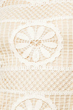 Load image into Gallery viewer, PRETTIEST ENERGY CREAM LACE MIDI DRESS

