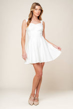 Load image into Gallery viewer, LAST YOUR CHANCE DENIM WOVEN MINI DRESS
