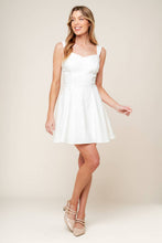 Load image into Gallery viewer, LAST YOUR CHANCE DENIM WOVEN MINI DRESS
