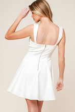 Load image into Gallery viewer, LAST YOUR CHANCE DENIM WOVEN MINI DRESS
