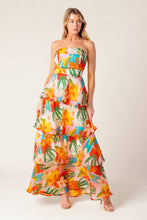 Load image into Gallery viewer, HALF PAST SUNSET WOVEN MAXI DRESS
