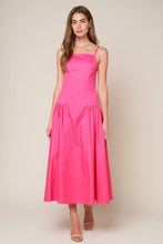 Load image into Gallery viewer, SLEEK ESSENCE WOVEN MIDI DRESS
