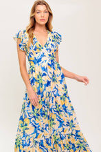 Load image into Gallery viewer, ECHOES OF YOU FLORAL WOVEN MAXI DRESS
