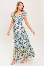 Load image into Gallery viewer, ECHOES OF YOU FLORAL WOVEN MAXI DRESS
