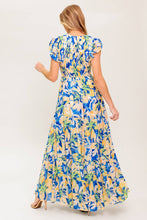 Load image into Gallery viewer, ECHOES OF YOU FLORAL WOVEN MAXI DRESS
