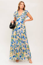 Load image into Gallery viewer, ECHOES OF YOU FLORAL WOVEN MAXI DRESS
