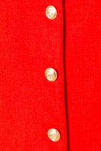 Load image into Gallery viewer, CHASING JOY RED WOVEN MINI DRESS
