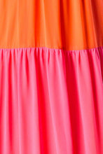 Load image into Gallery viewer, REGAL RISE WOVEN COLOR BLOCKED MAXI DRESS
