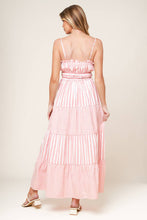 Load image into Gallery viewer, GIA PEONY PINK WOVEN MAXI DRESS
