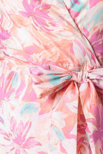 Load image into Gallery viewer, BLESS YOUR HEART CORAL WOVEN MINI DRESS
