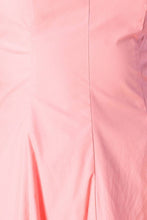 Load image into Gallery viewer, ON THE RIGHT TRACK PEACH WOVEN MIDI DRESS
