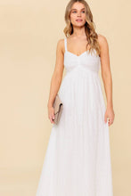 Load image into Gallery viewer, LOVE OF MINE IVORY EYELET MIDI DRESS
