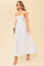 Load image into Gallery viewer, LOVE OF MINE IVORY EYELET MIDI DRESS
