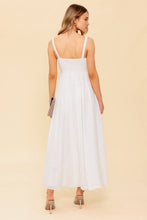 Load image into Gallery viewer, LOVE OF MINE IVORY EYELET MIDI DRESS
