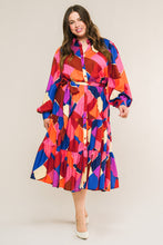 Load image into Gallery viewer, WISE WOMAN WOVEN MIDI DRESS
