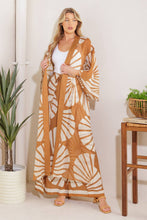 Load image into Gallery viewer, AWAITING LOVE WOVEN KIMONO COVER UP AND PANT SET
