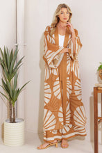 Load image into Gallery viewer, AWAITING LOVE WOVEN KIMONO COVER UP AND PANT SET
