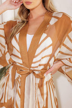 Load image into Gallery viewer, AWAITING LOVE WOVEN KIMONO COVER UP AND PANT SET
