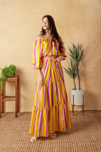 Load image into Gallery viewer, LIGHT UP MY LIFE POPLIN MAXI SKIRT
