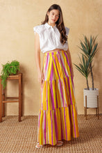 Load image into Gallery viewer, LIGHT UP MY LIFE POPLIN MAXI SKIRT
