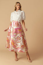 Load image into Gallery viewer, IN THE STILLNESS WOVEN MIDI SKIRT
